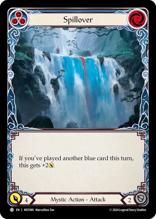 Spillover (Blue) — Part the Mistveil — Flesh and Blood