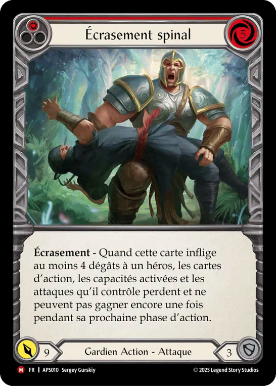 Écrasement spinal — Armory Deck - Pleiades, Superstar — Flesh and Blood