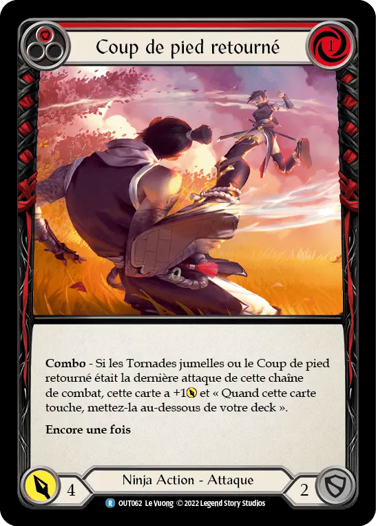 Coup de pied retourné — Outsiders — Flesh and Blood
