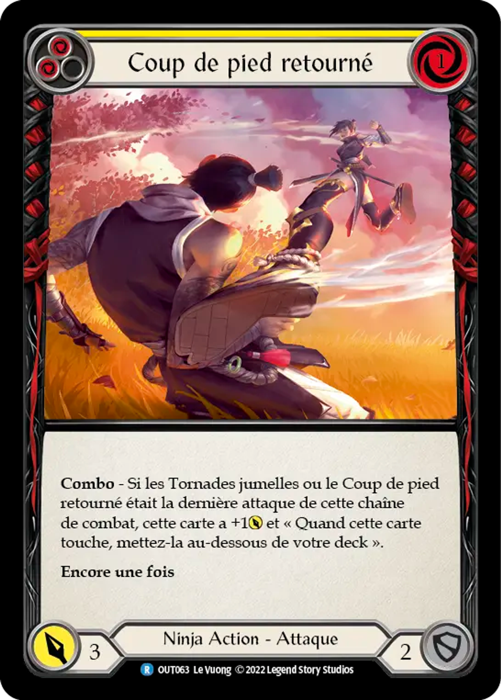 Coup de pied retourné — Outsiders — Flesh and Blood