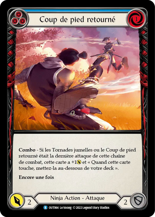 Coup de pied retourné — Outsiders — Flesh and Blood