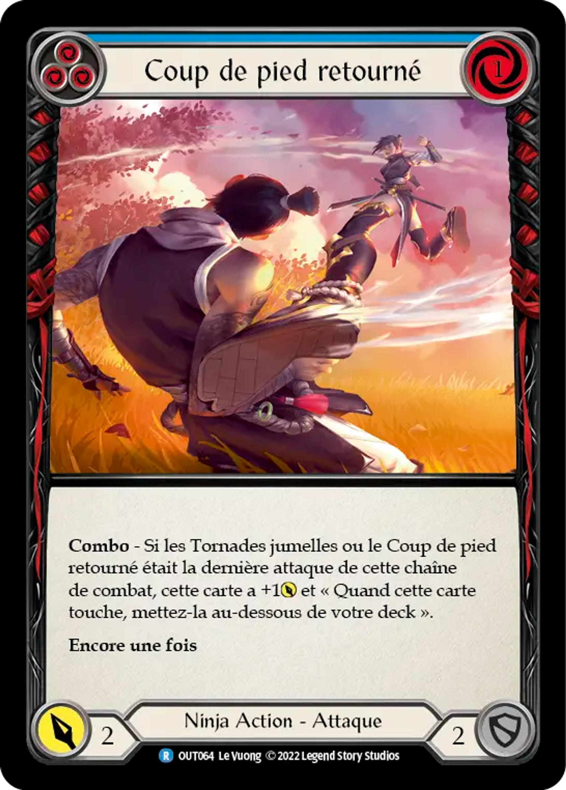 Coup de pied retourné — Outsiders — Flesh and Blood