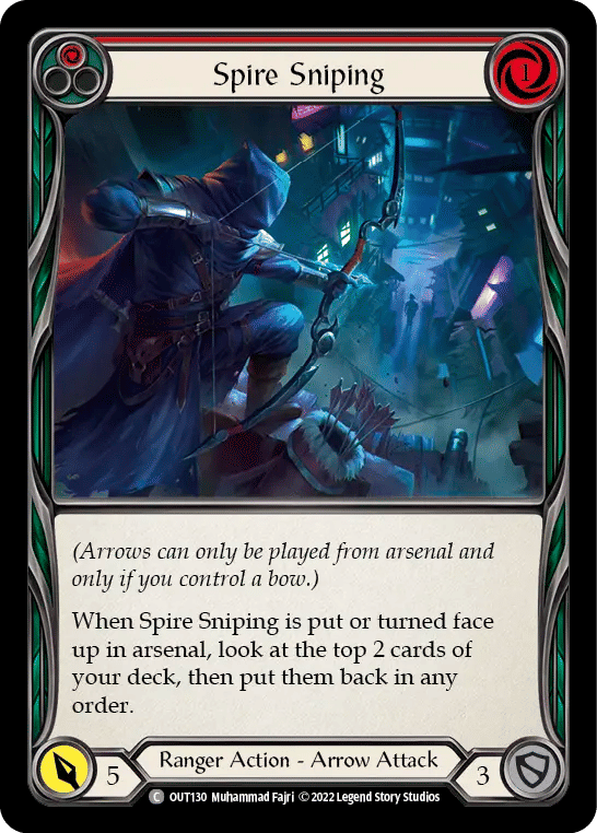 Spire Sniping (Red) — Outsiders — Flesh and Blood