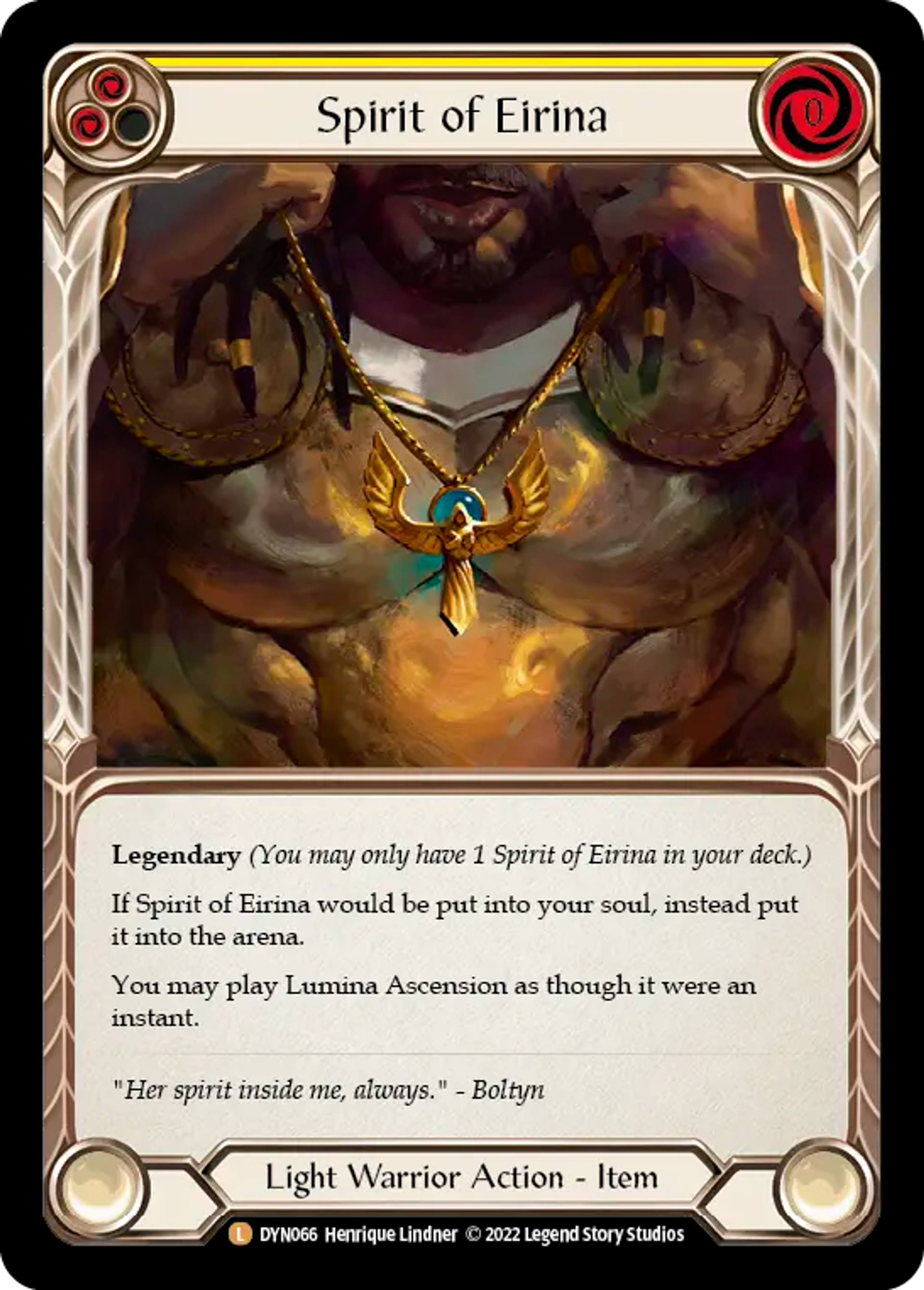Spirit of Eirina — Dynasty — Flesh and Blood