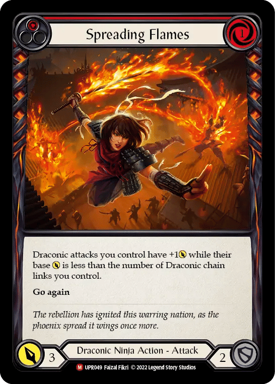 Spreading Flames — Uprising — Flesh and Blood
