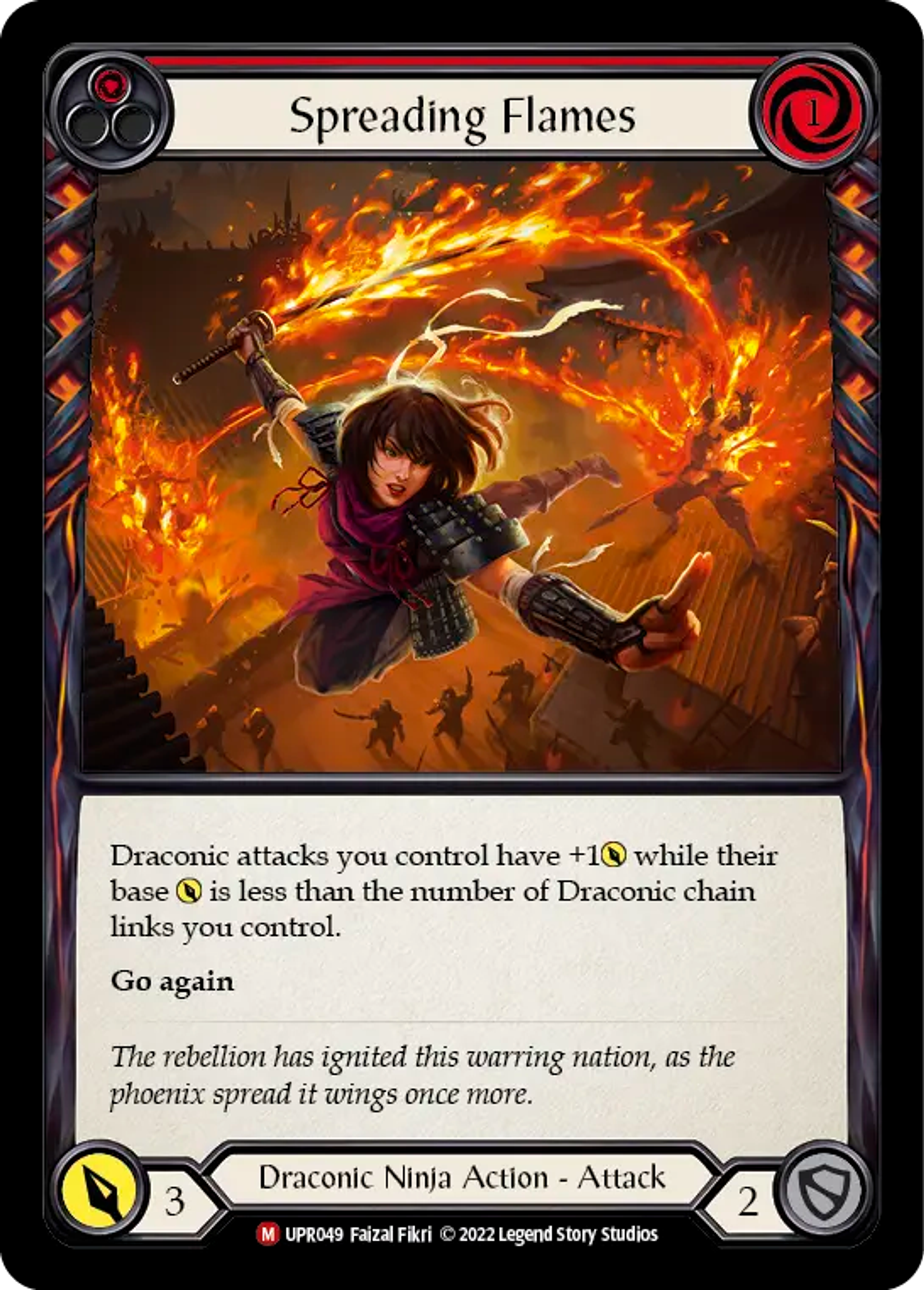 Spreading Flames — Uprising — Flesh and Blood