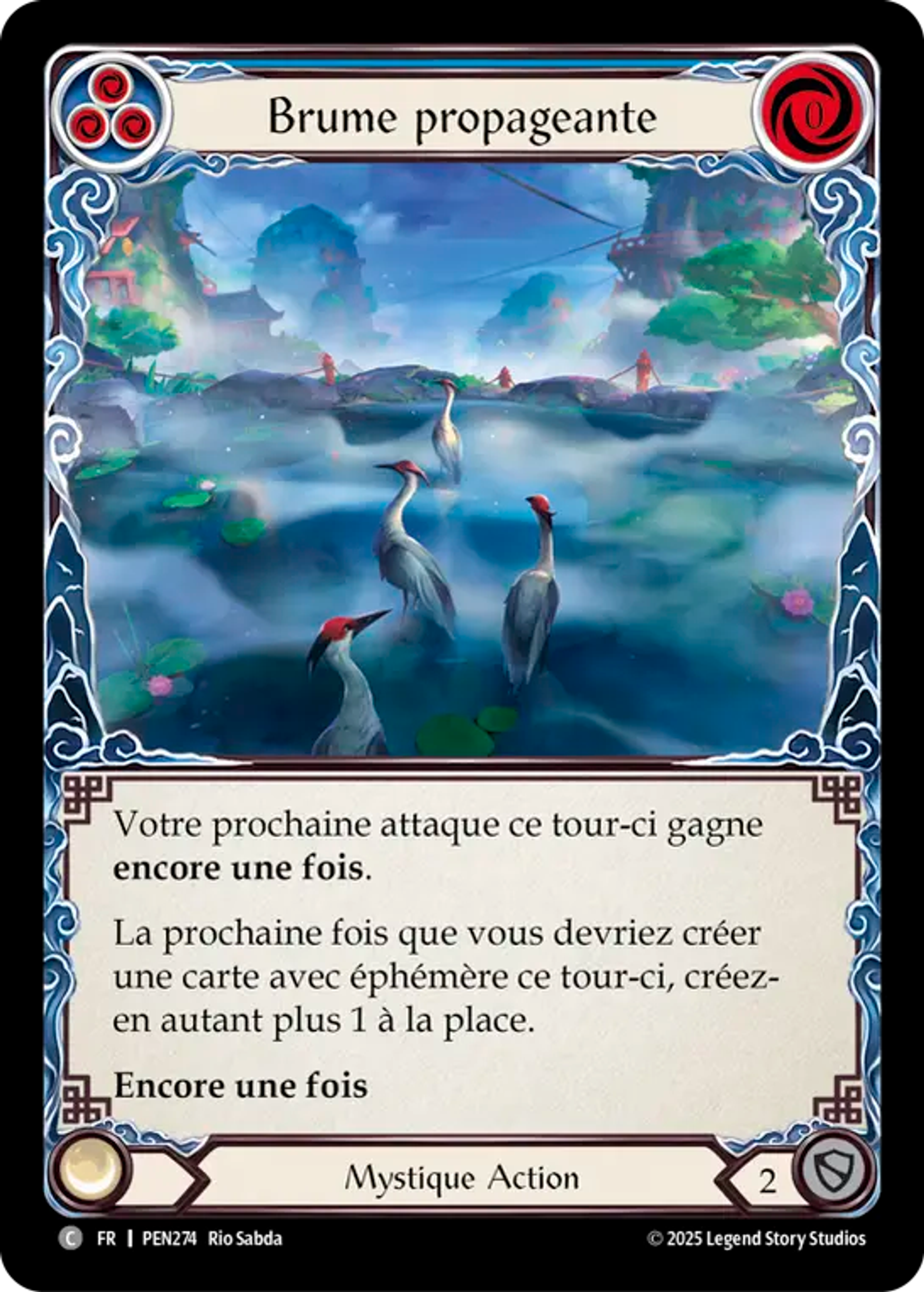 Spreading Mist (Blue) — Compendium of Rathe — Flesh and Blood