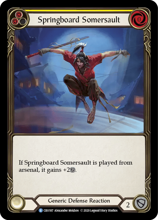 Springboard Somersault (Yellow) — Crucible of War — Flesh and Blood