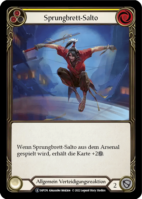 Springboard Somersault (Yellow) — History Pack 1 - Black Label — Flesh and Blood