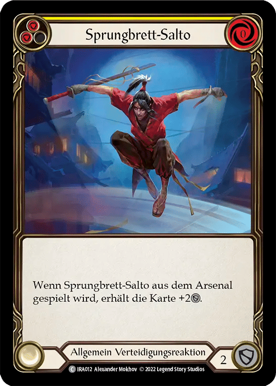Springboard Somersault (Yellow) — Ira Welcome Deck (2022) — Flesh and Blood