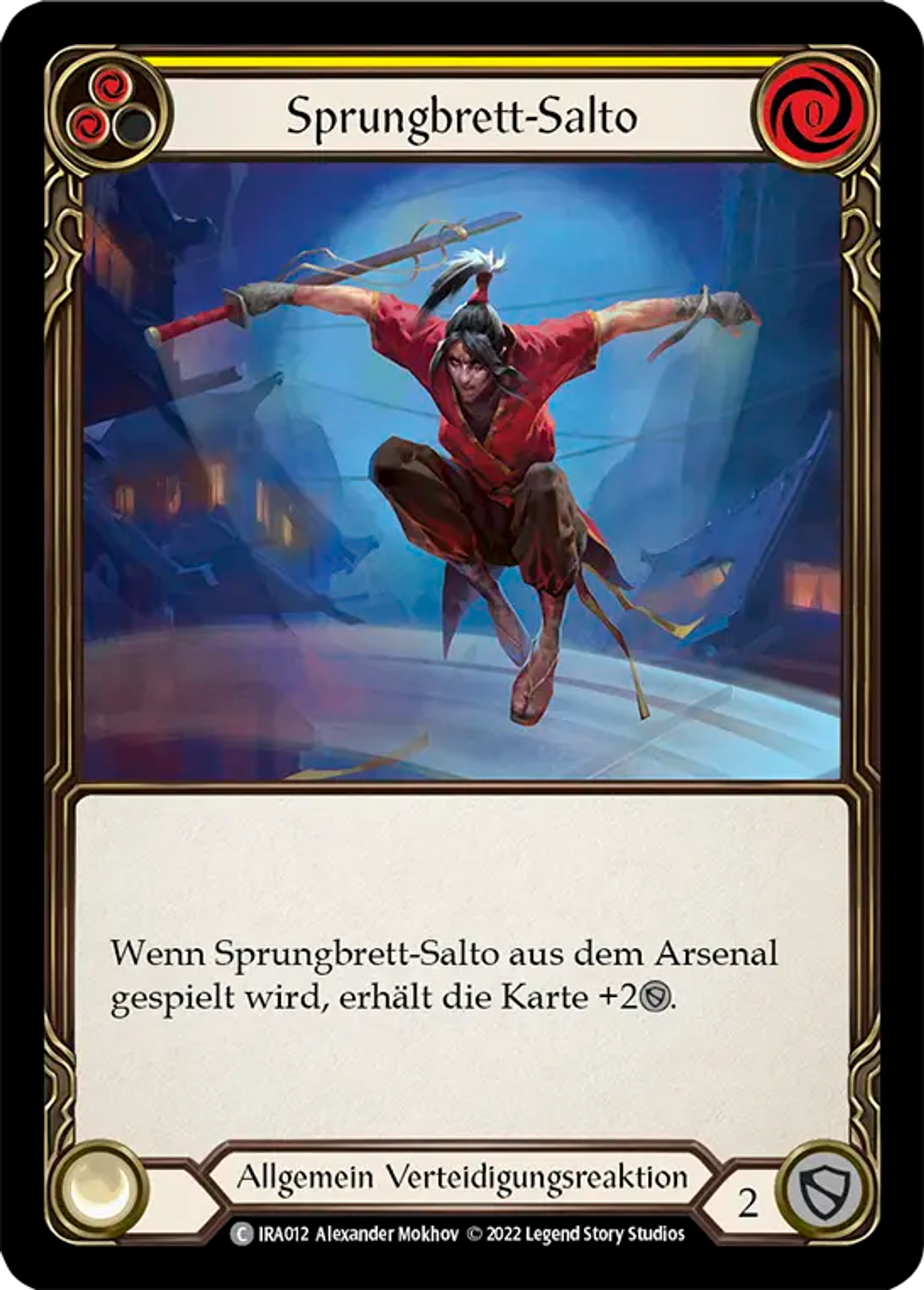 Springboard Somersault (Yellow) — Ira Welcome Deck (2022) — Flesh and Blood