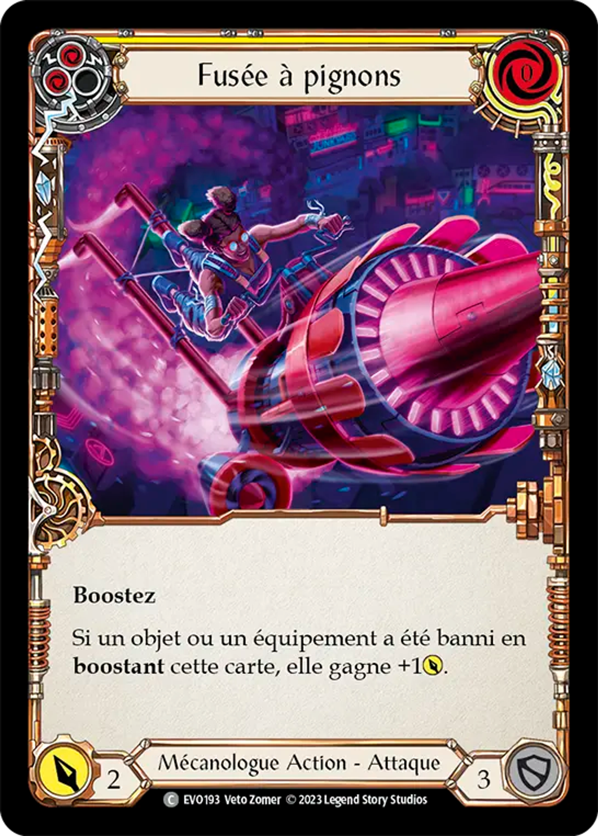Fusée à pignons — Bright Lights — Flesh and Blood