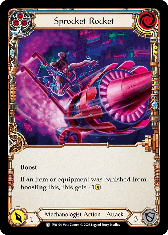 Sprocket Rocket (Blue) from Bright Lights - Flesh and Blood