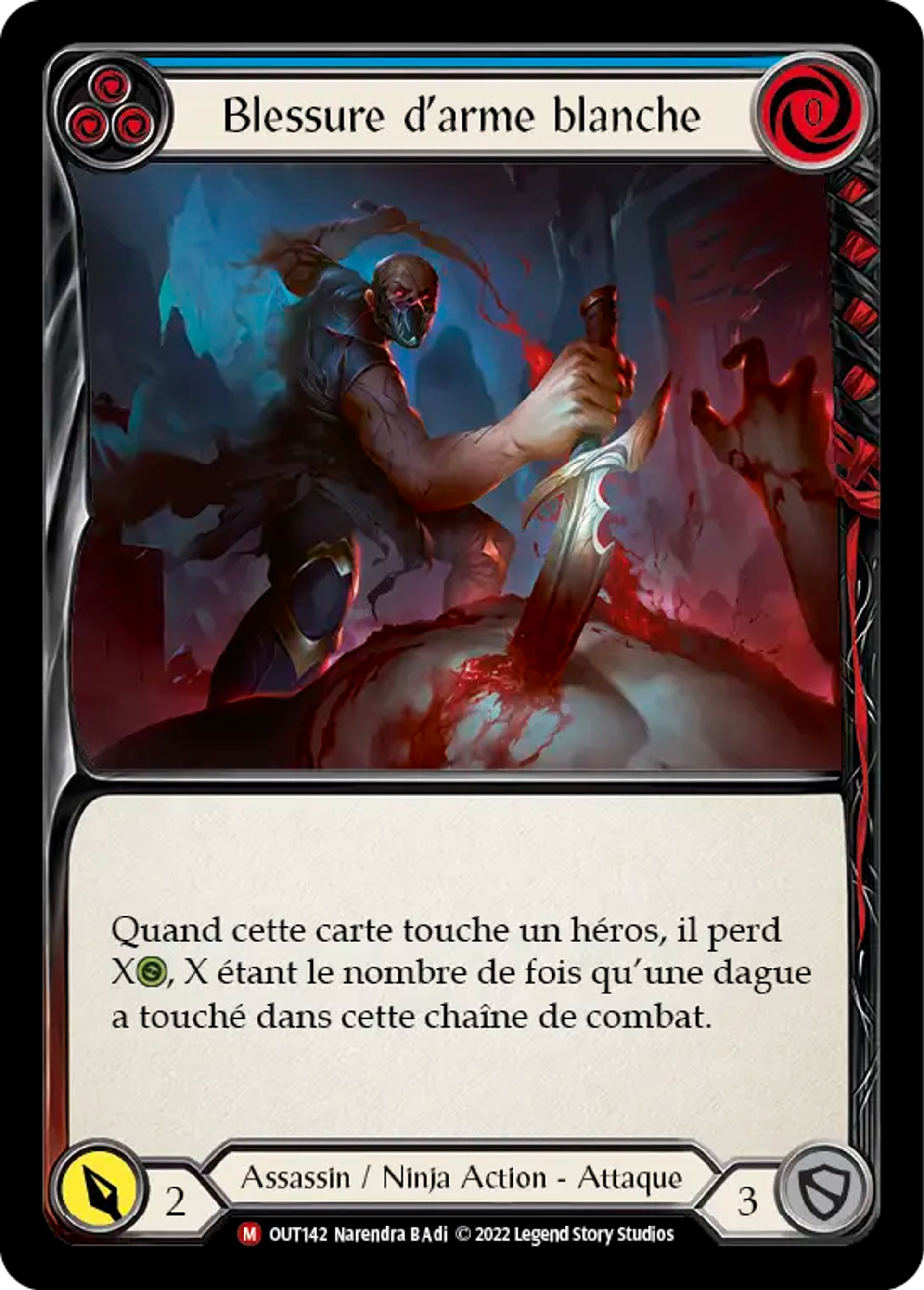 Blessure d’arme blanche — Outsiders — Flesh and Blood