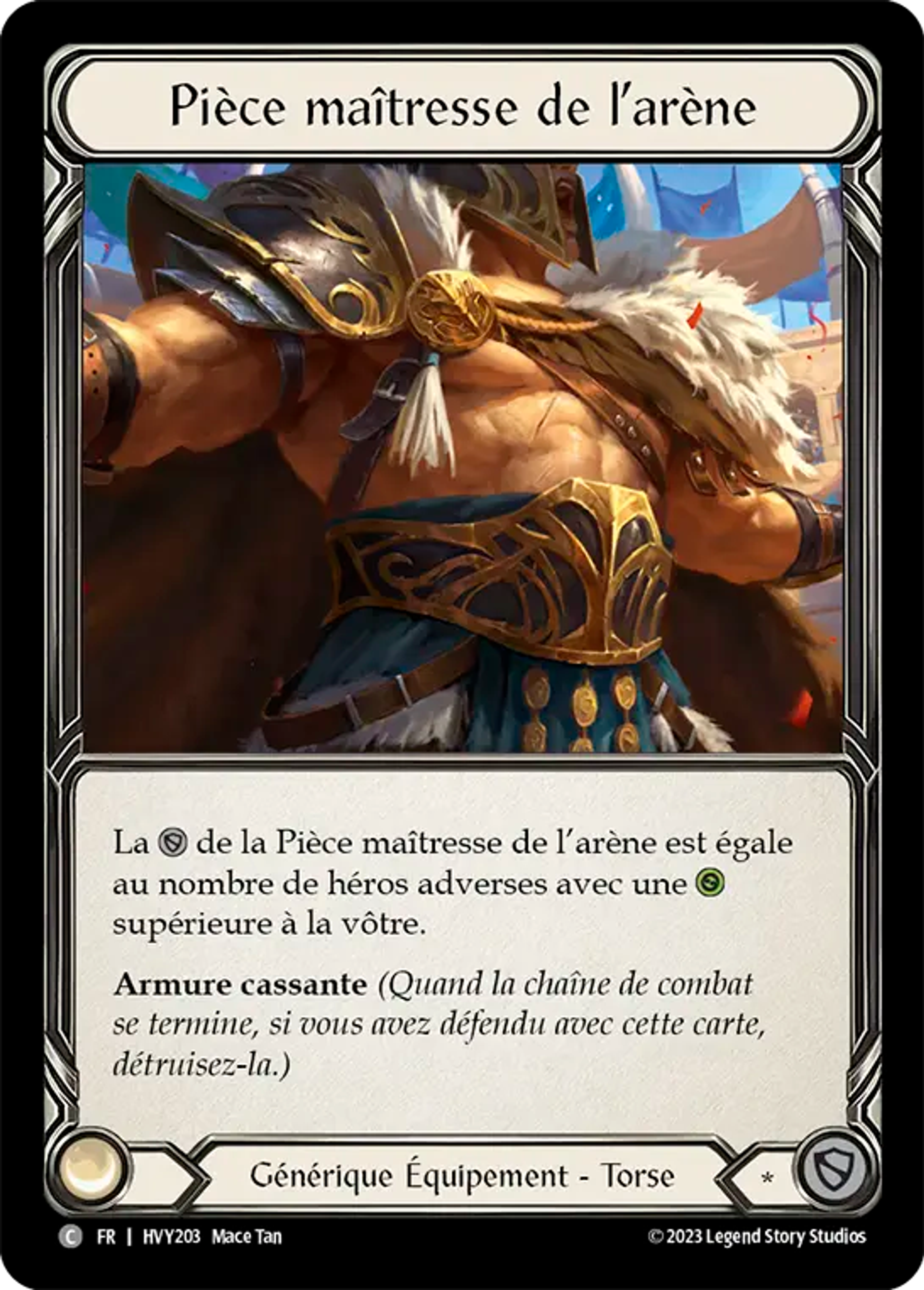 Pièce maîtresse de l’arène — Heavy Hitters — Flesh and Blood