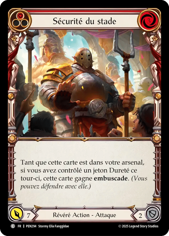Sécurité du stade — Compendium of Rathe — Flesh and Blood