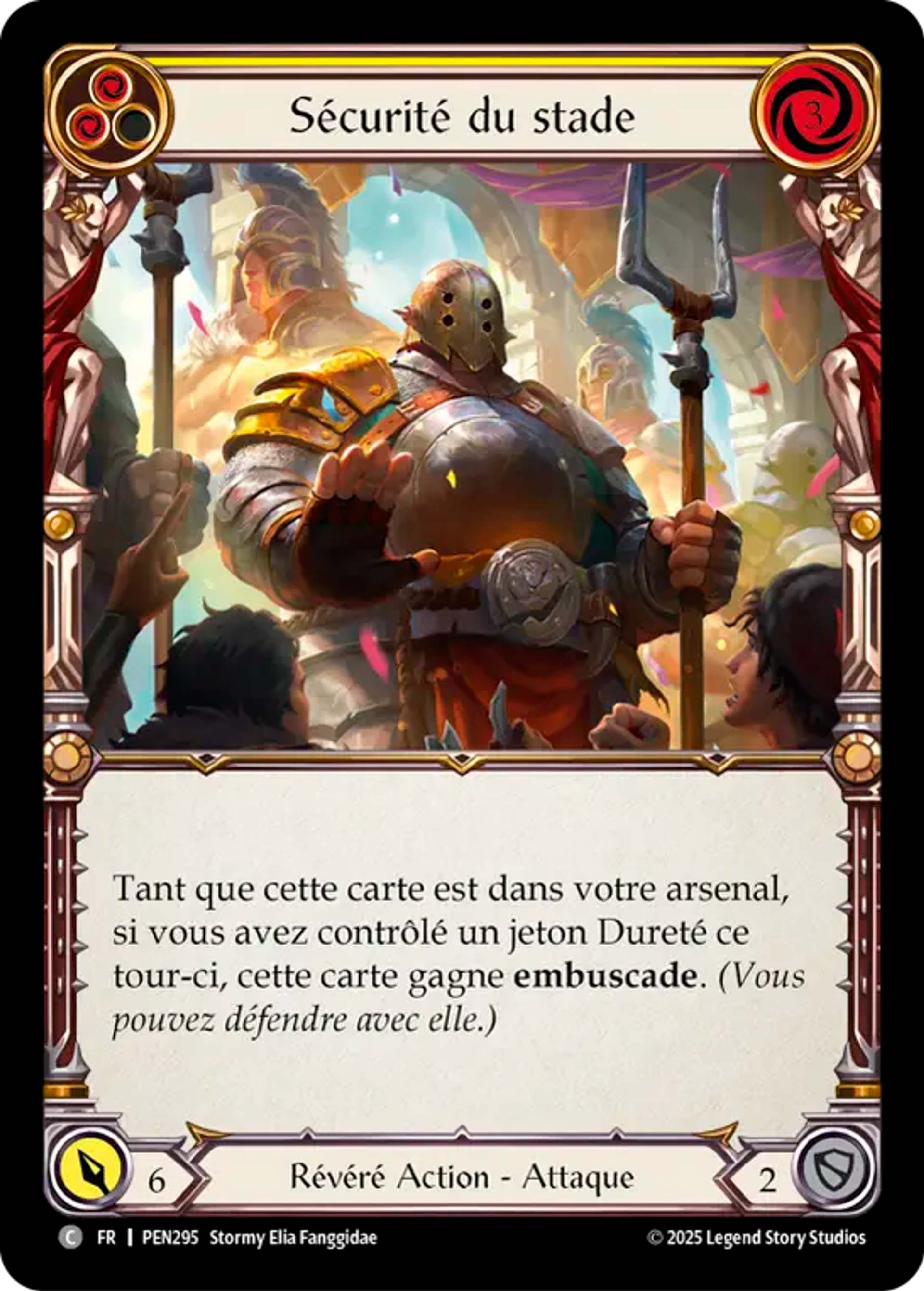 Stadium Security (Yellow) — Compendium of Rathe — Flesh and Blood
