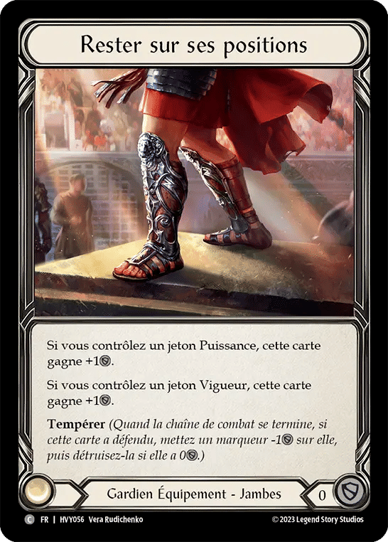 Rester sur ses positions — Heavy Hitters — Flesh and Blood