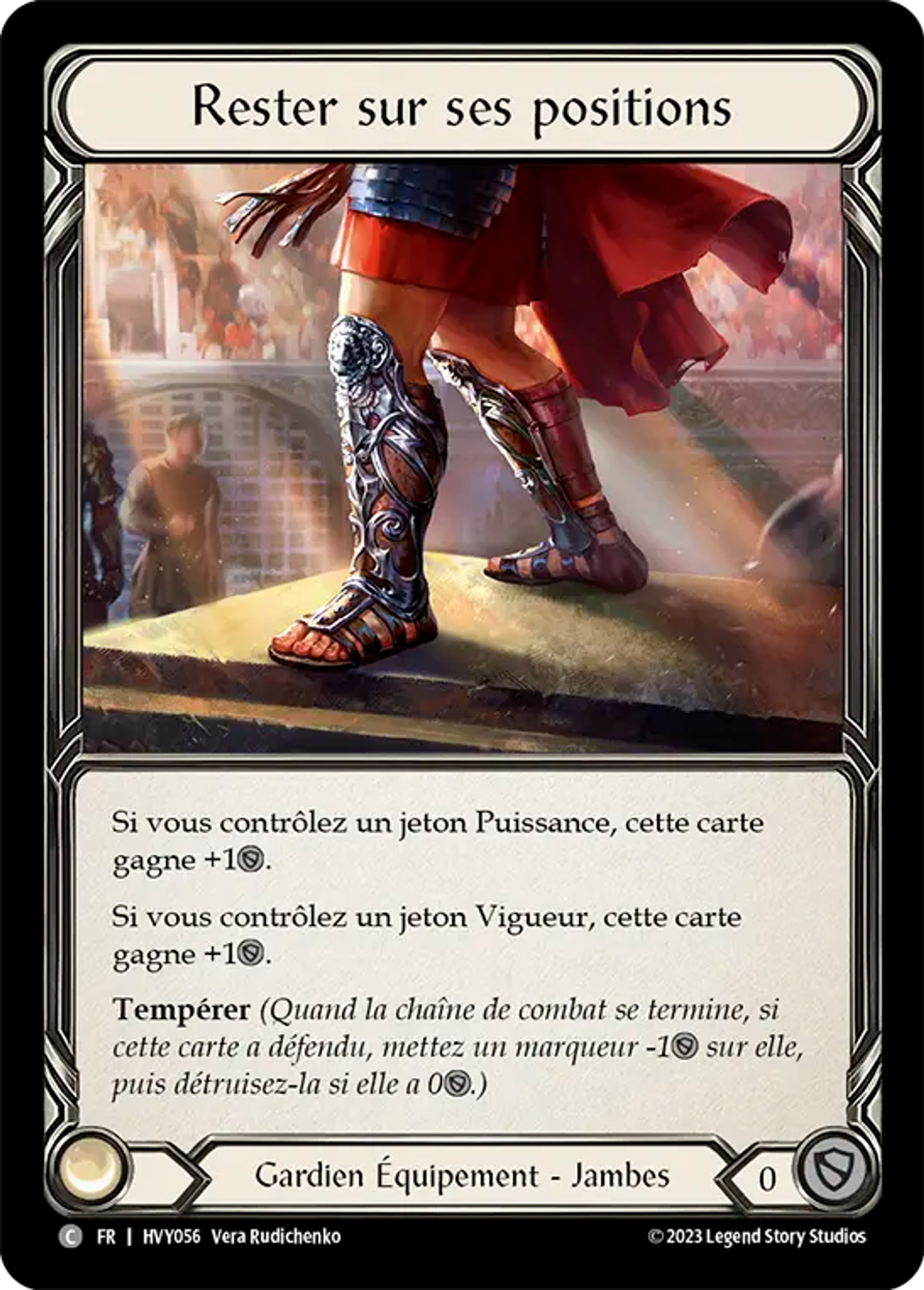 Rester sur ses positions — Heavy Hitters — Flesh and Blood