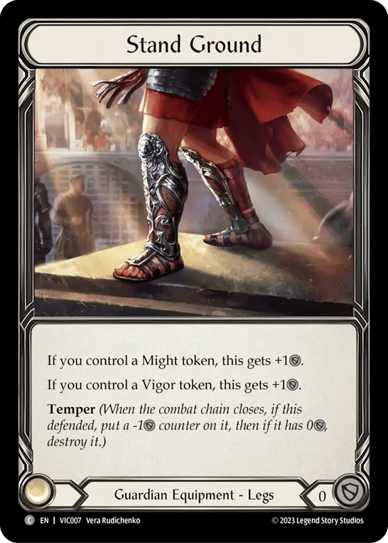 Stand Ground — Victor - Heavy Hitters Blitz Deck — Flesh and Blood