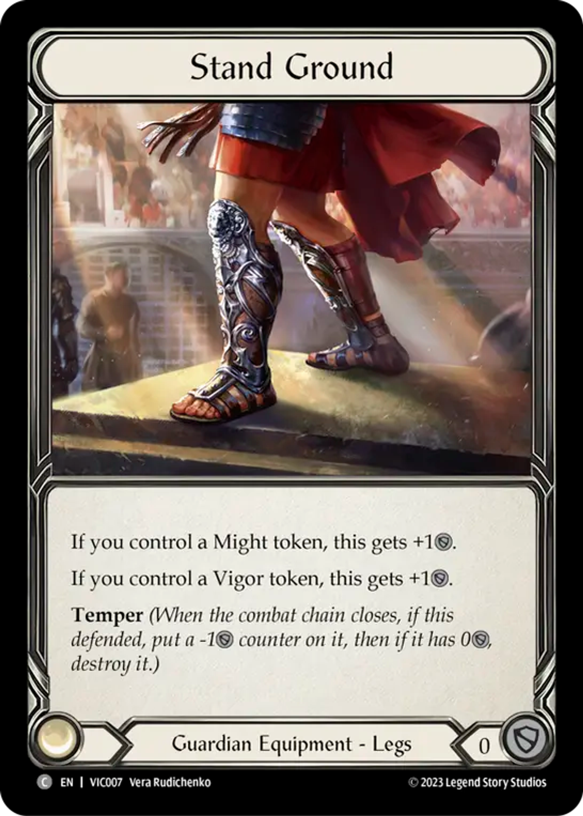 Stand Ground — Victor - Heavy Hitters Blitz Deck — Flesh and Blood