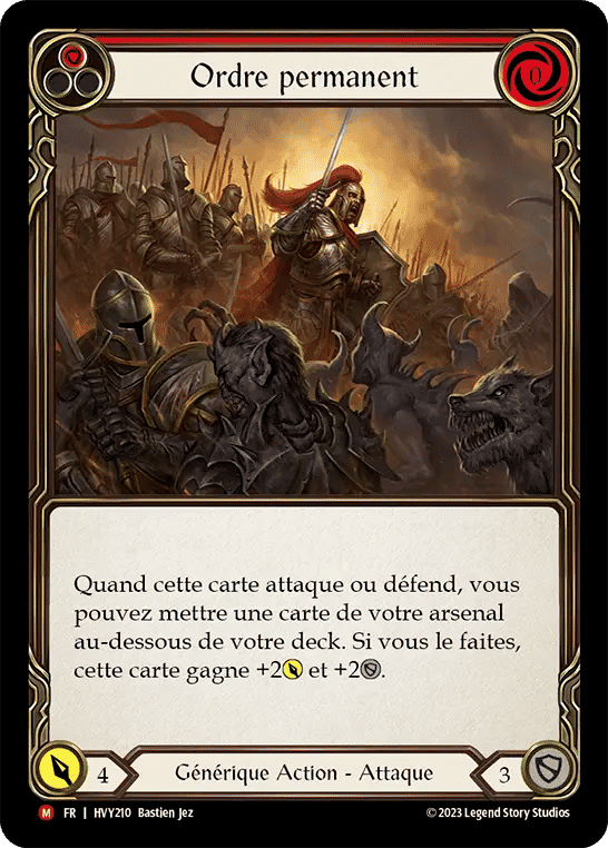 Ordre permanent — Heavy Hitters — Flesh and Blood