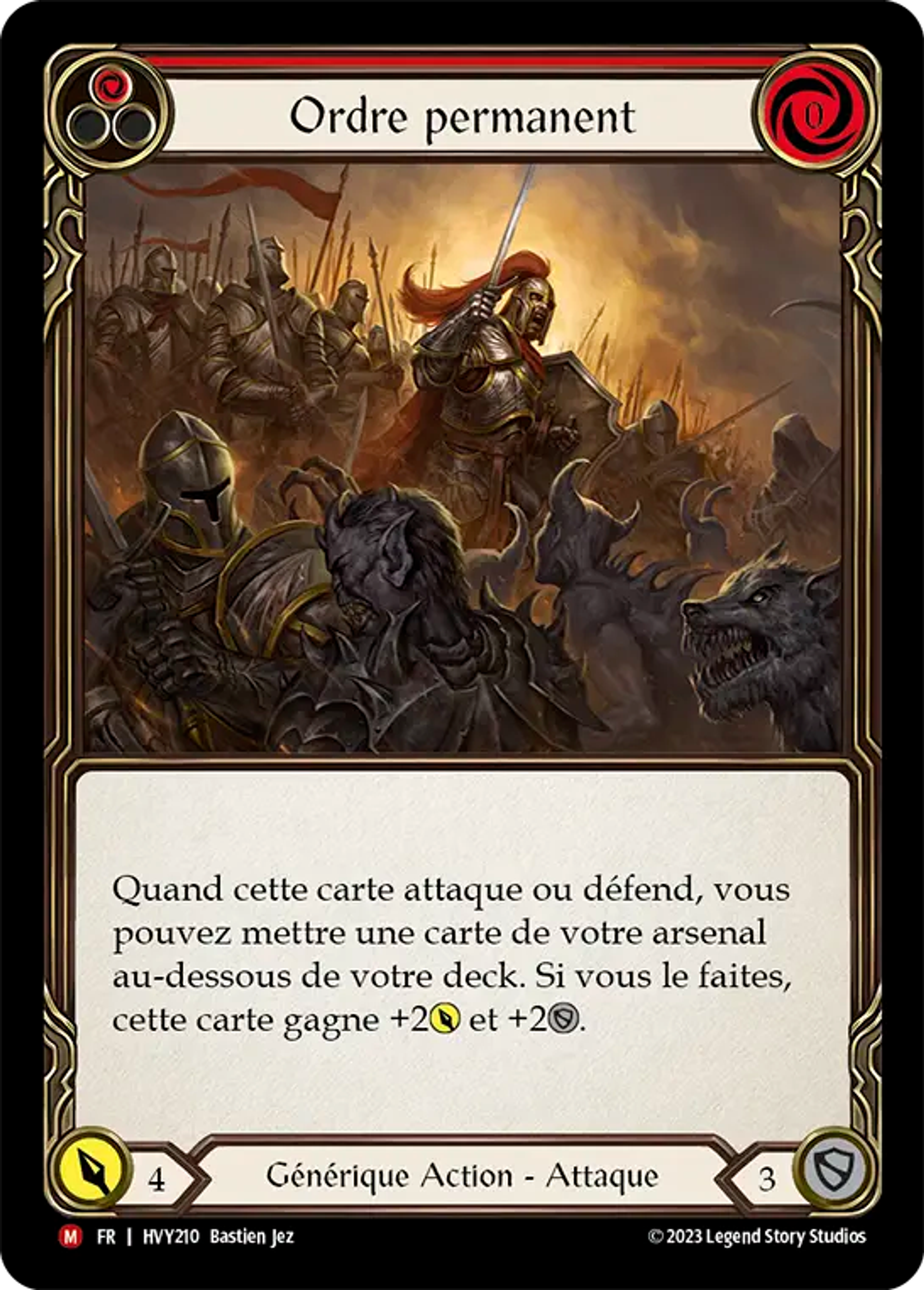 Ordre permanent — Heavy Hitters — Flesh and Blood