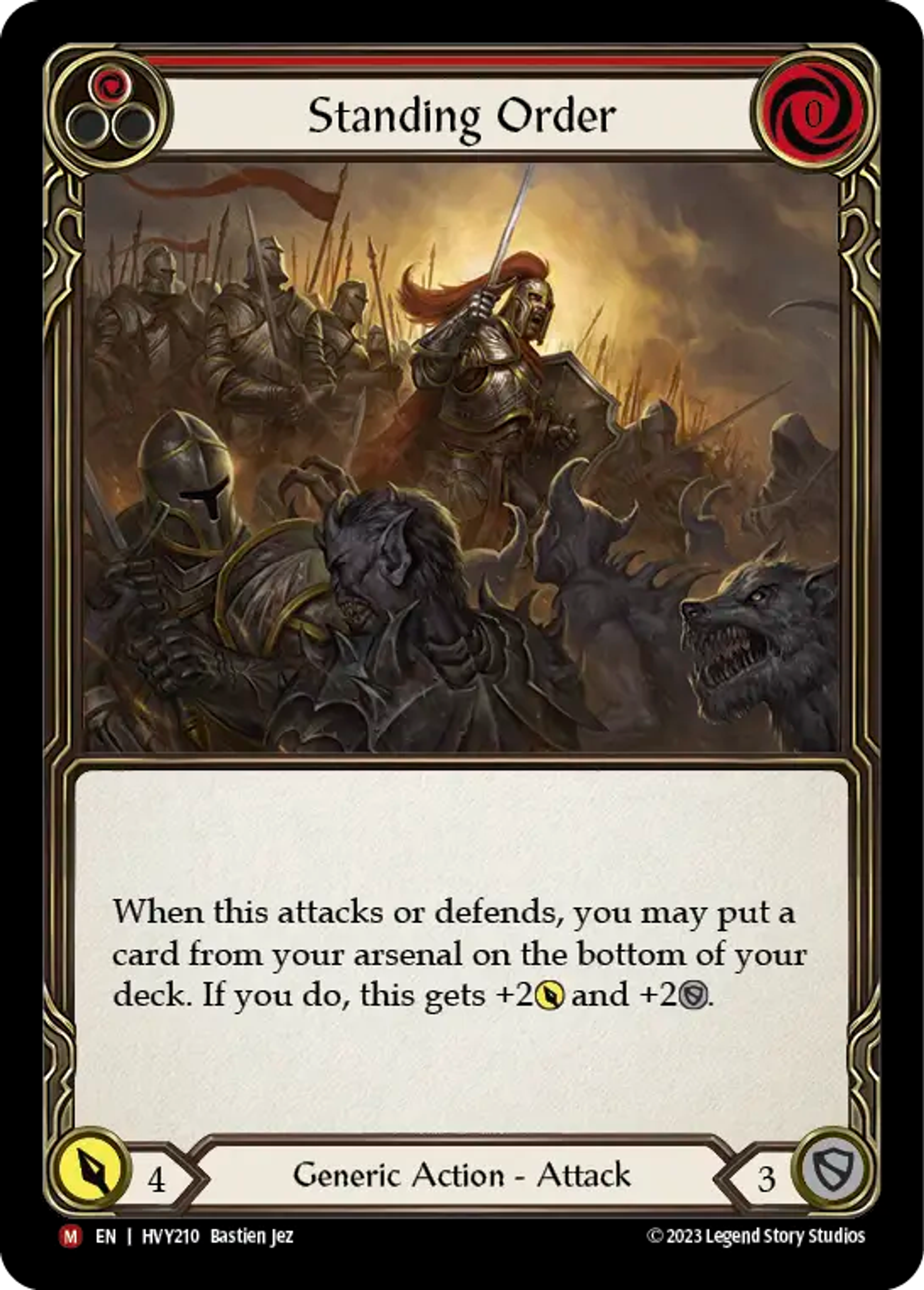Ordre permanent — Heavy Hitters — Flesh and Blood