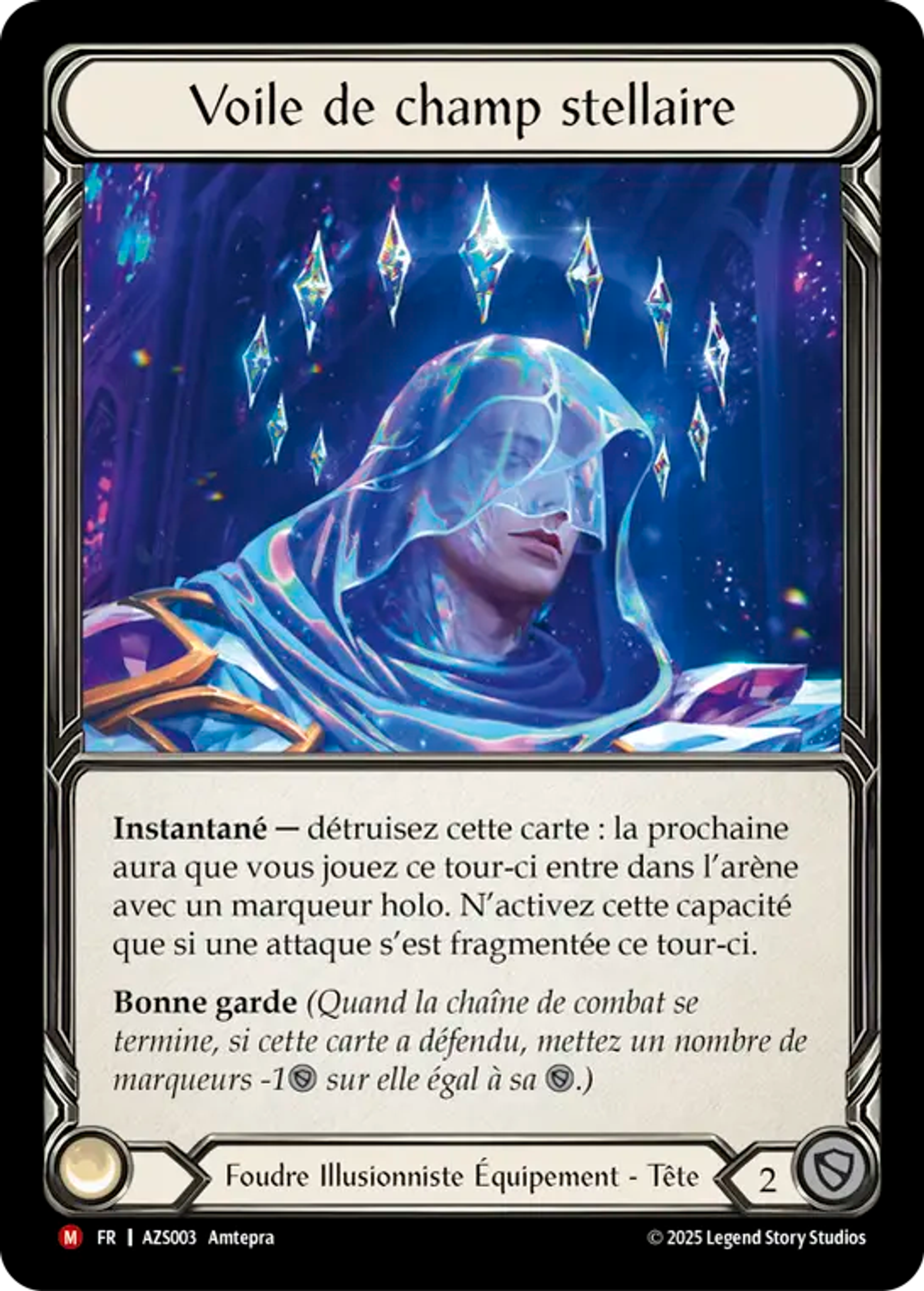 Voile de champ stellaire — Armory Deck - Zyggy Starlight — Flesh and Blood