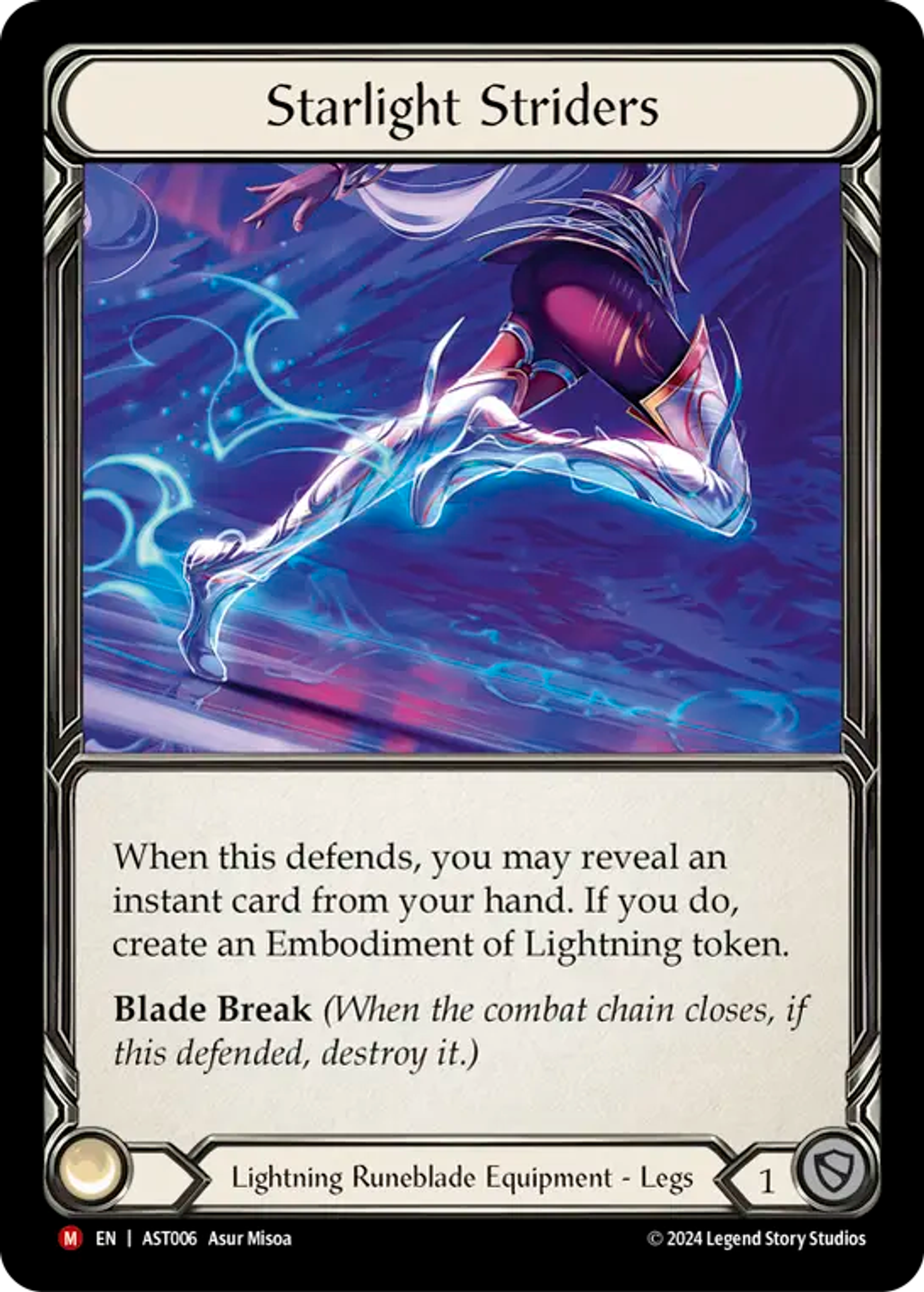 Guêtres de lumière d’étoile — Armory Deck - Aurora, Shooting Star — Flesh and Blood
