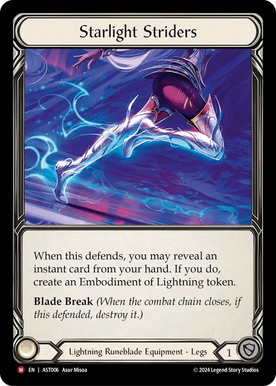 Starlight Striders — Armory Deck - Aurora, Shooting Star — Flesh and Blood