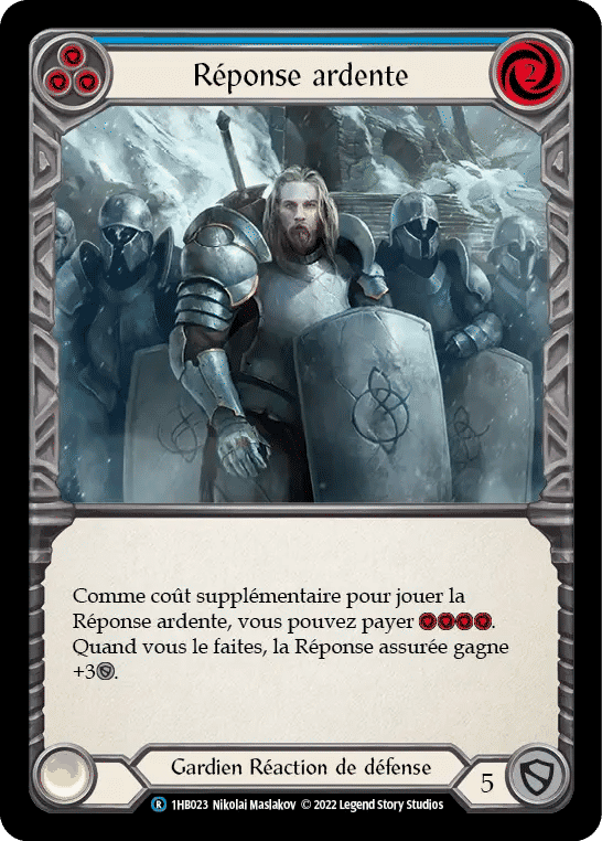 Réponse ardente — Bravo - Blitz Deck — Flesh and Blood