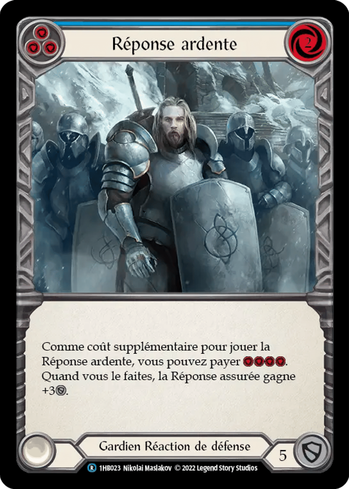 Réponse ardente from Bravo - Blitz Deck - Flesh and Blood
