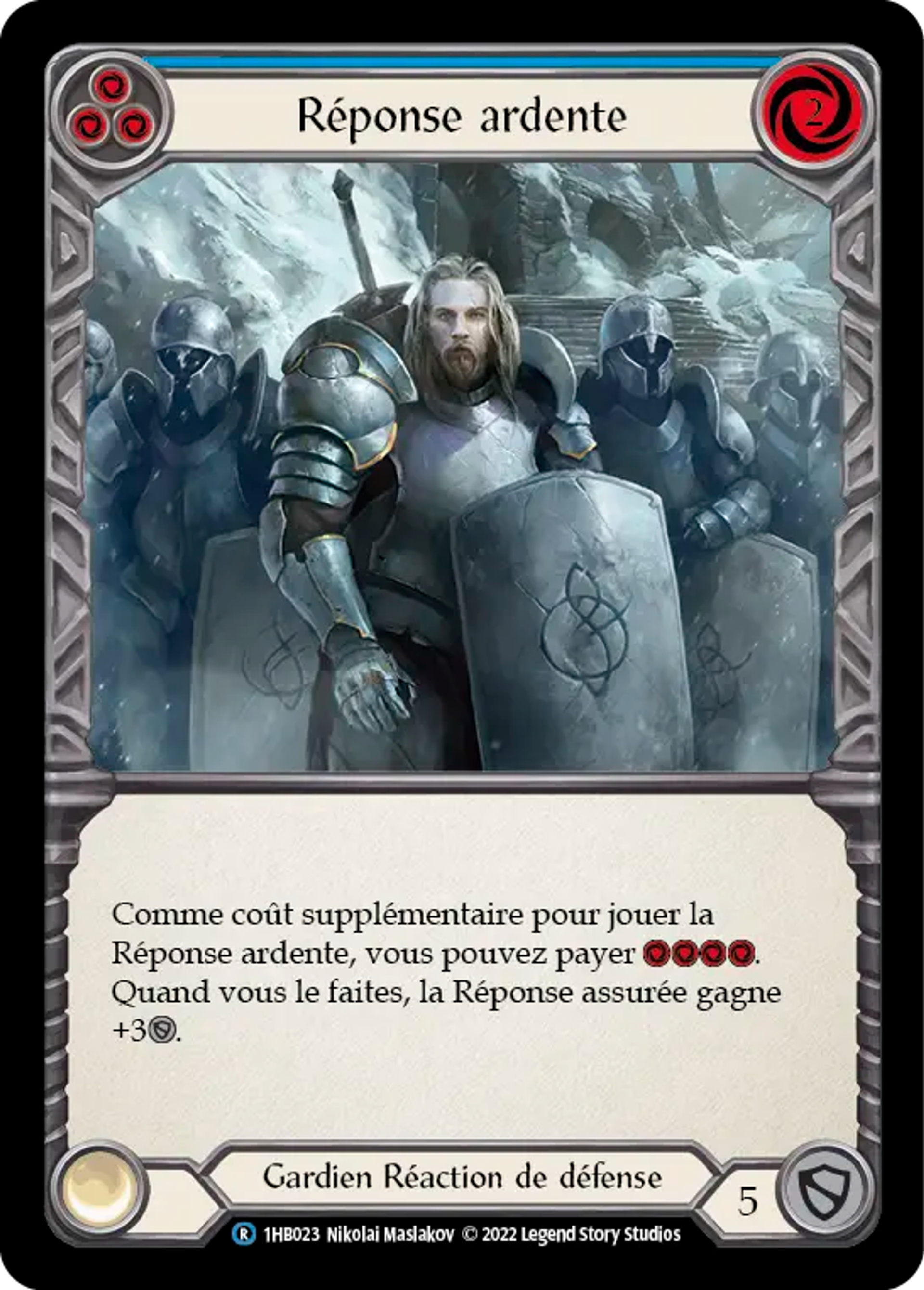 Réponse ardente — Bravo - Blitz Deck — Flesh and Blood