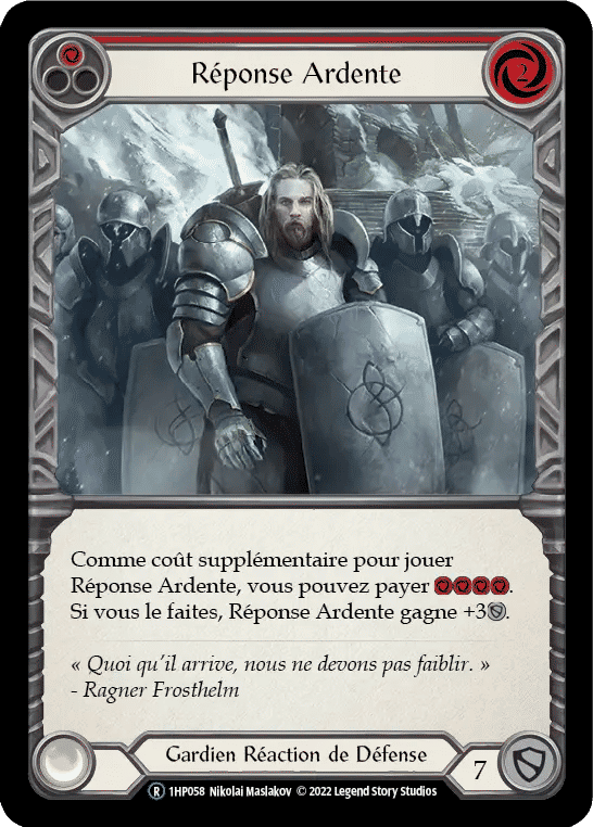 Réponse Ardente — History Pack 1 - Black Label — Flesh and Blood