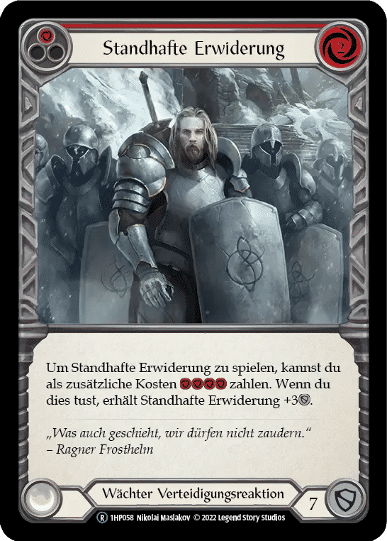 Staunch Response (Red) — History Pack 1 - Black Label — Flesh and Blood