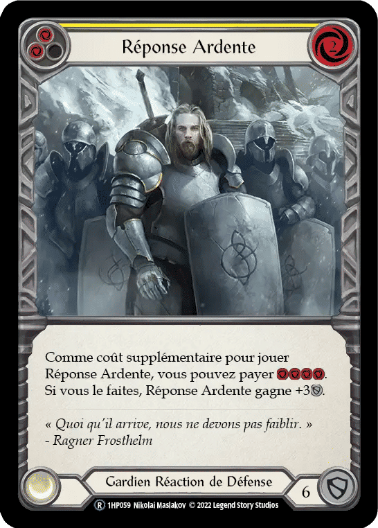 Réponse Ardente — History Pack 1 - Black Label — Flesh and Blood