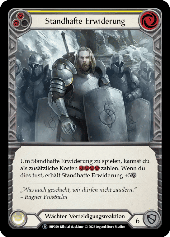 Staunch Response (Yellow) — History Pack 1 - Black Label — Flesh and Blood