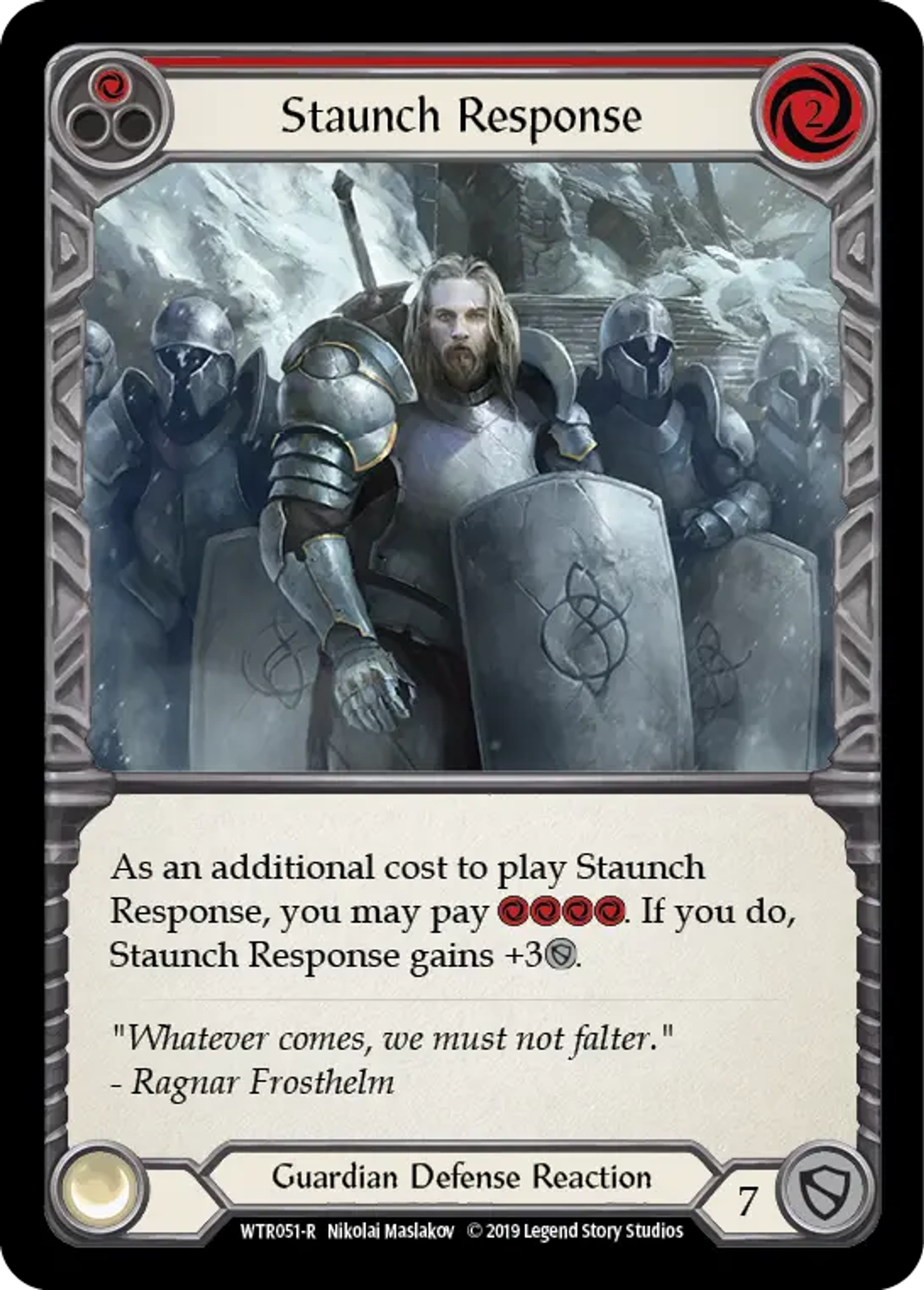 Staunch Response (Red) — Welcome to Rathe — Flesh and Blood