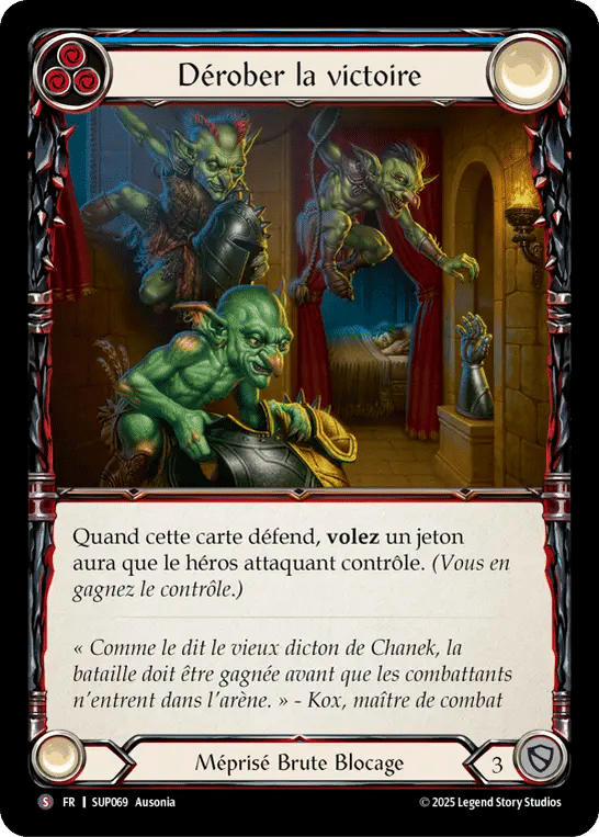 Dérober la victoire — Super Slam — Flesh and Blood