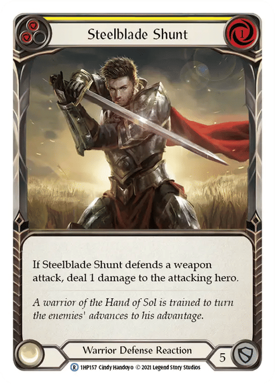 Steelblade Shunt (Yellow) — History Pack 1 — Flesh and Blood