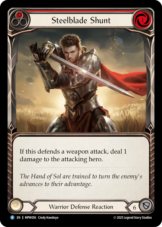 Steelblade Shunt (Red) — Mastery Pack Warrior — Flesh and Blood