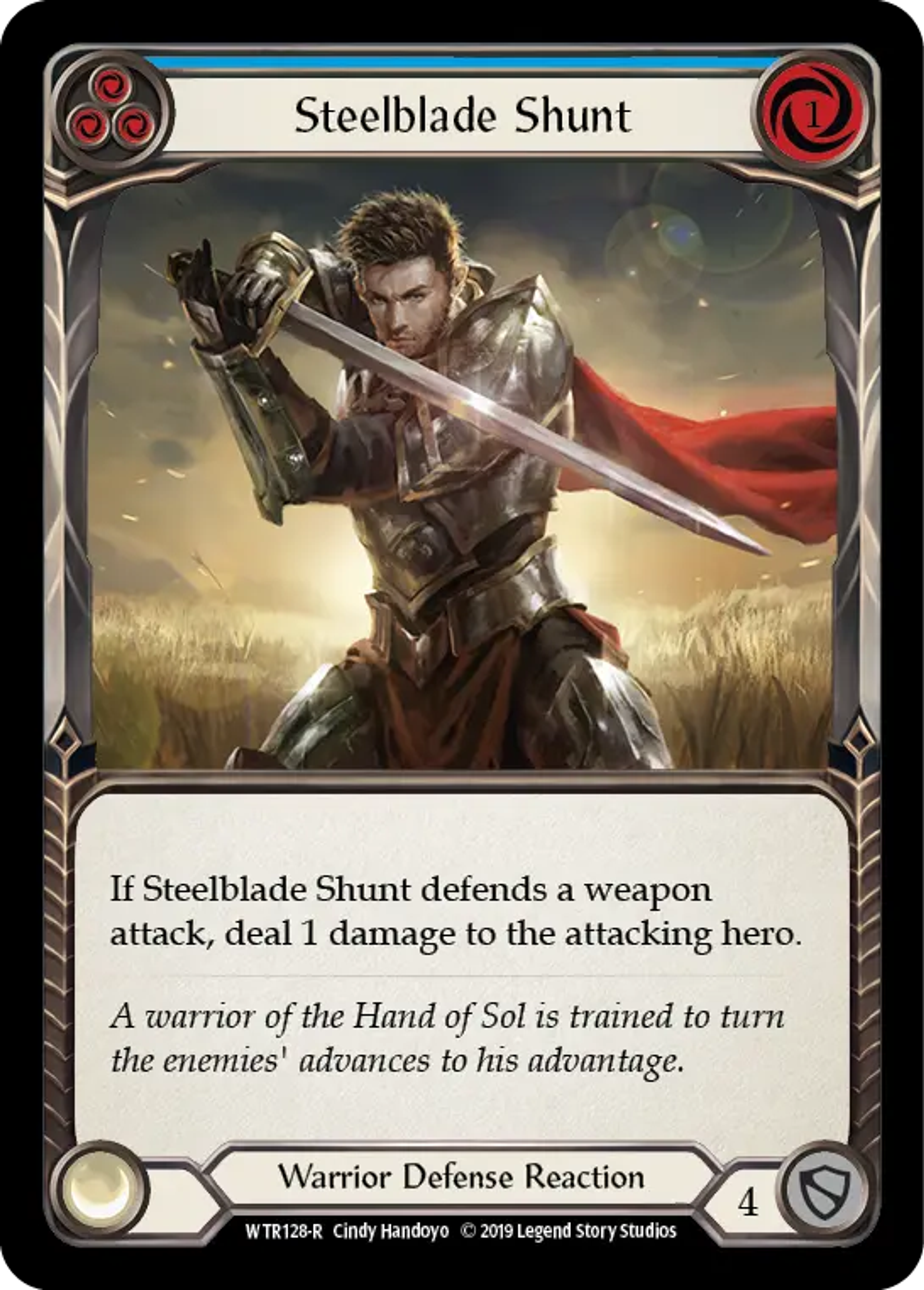 Steelblade Shunt (Blue) — Welcome to Rathe — Flesh and Blood