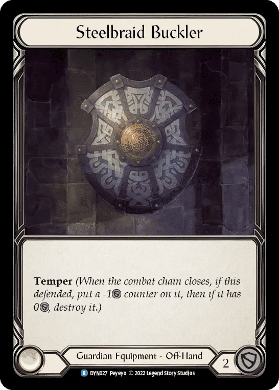Steelbraid Buckler — Dynasty — Flesh and Blood