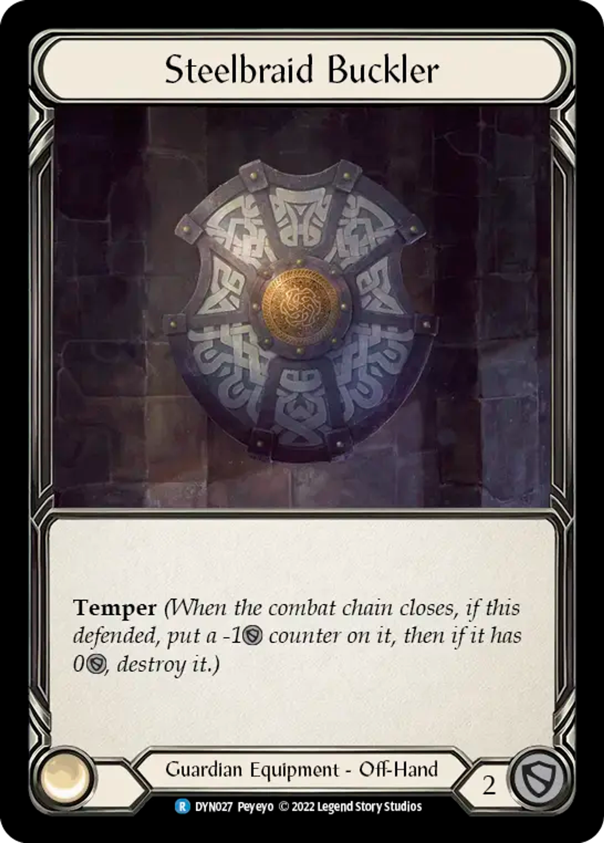 Steelbraid Buckler — Dynasty — Flesh and Blood