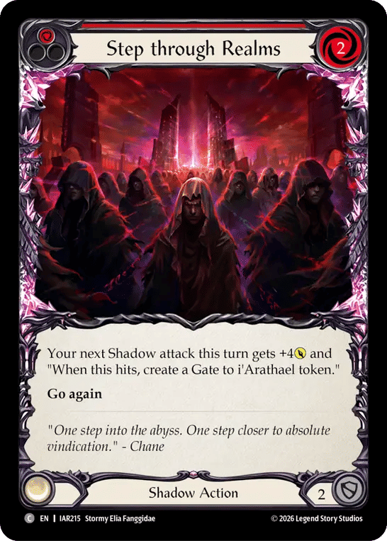 Step through Realms (Red) — Usurp the Shadow Throne — Flesh and Blood