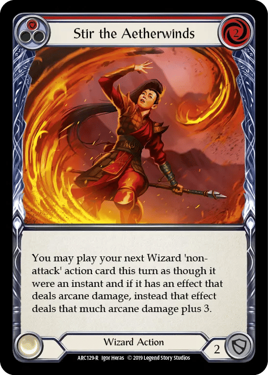 Stir the Aetherwinds (Red) — Arcane Rising — Flesh and Blood