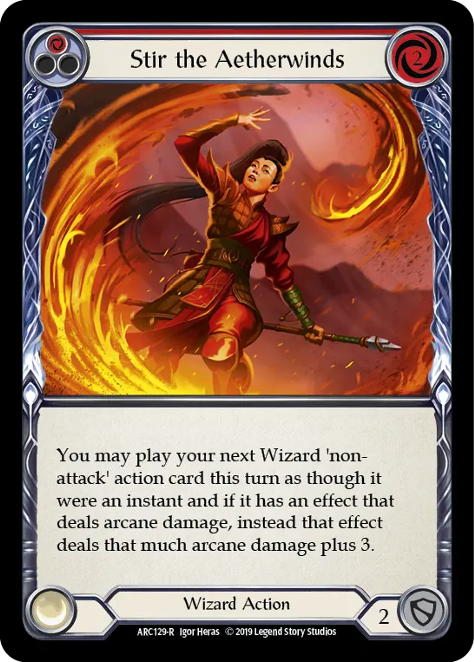 Stir the Aetherwinds (Red) — Arcane Rising — Flesh and Blood