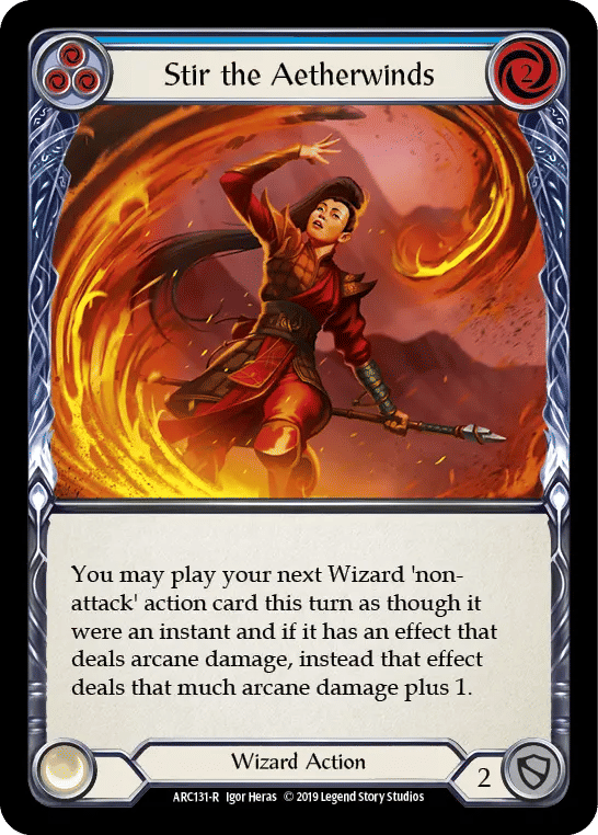 Stir the Aetherwinds (Blue) — Arcane Rising — Flesh and Blood