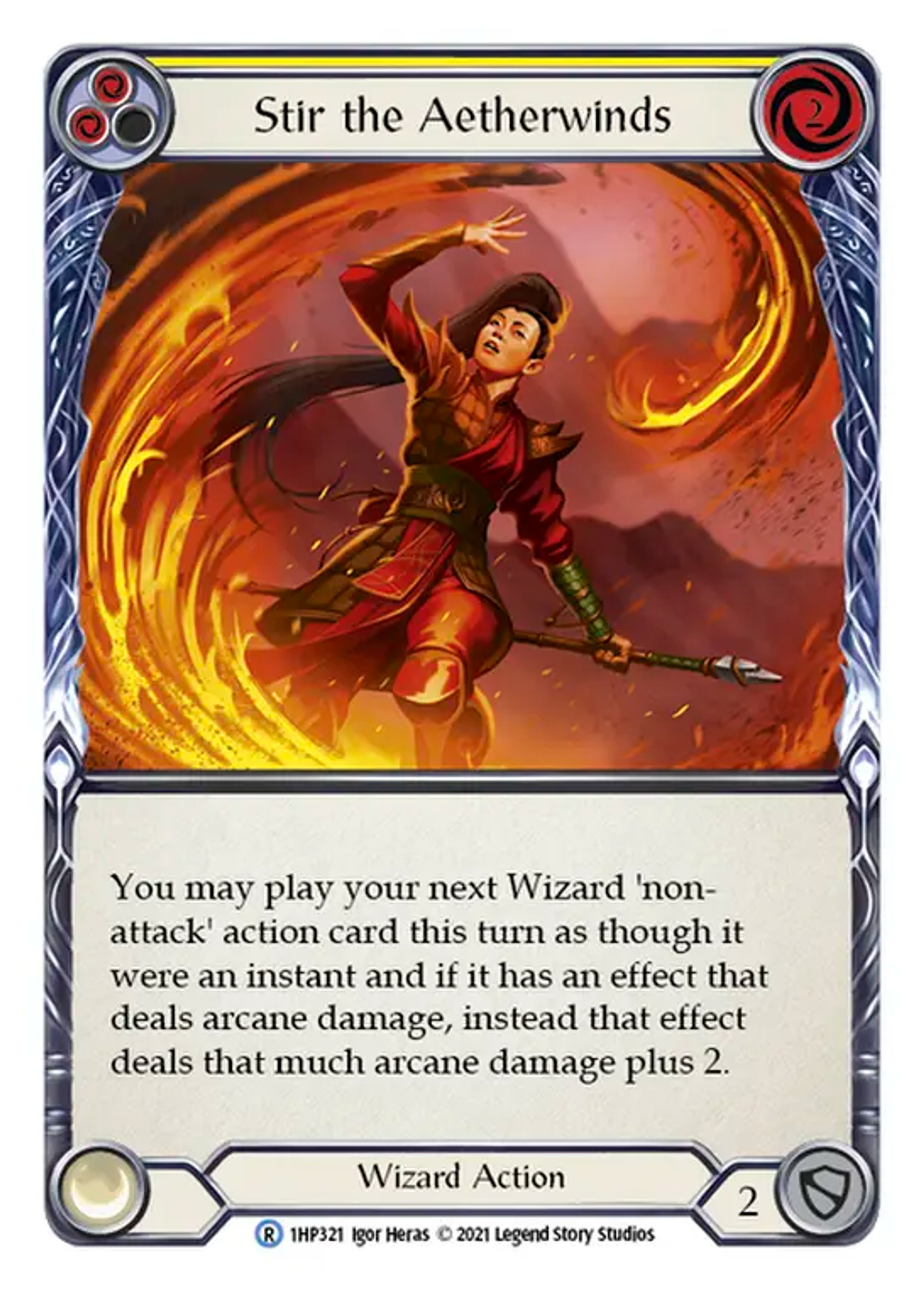 Stir the Aetherwinds (Yellow) — History Pack 1 — Flesh and Blood